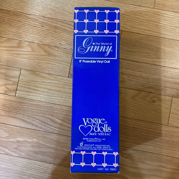 The world of Ginny 8 inch poseable vinyl doll. Vogue made w love. No 70001 NIB - Picture 3 of 4